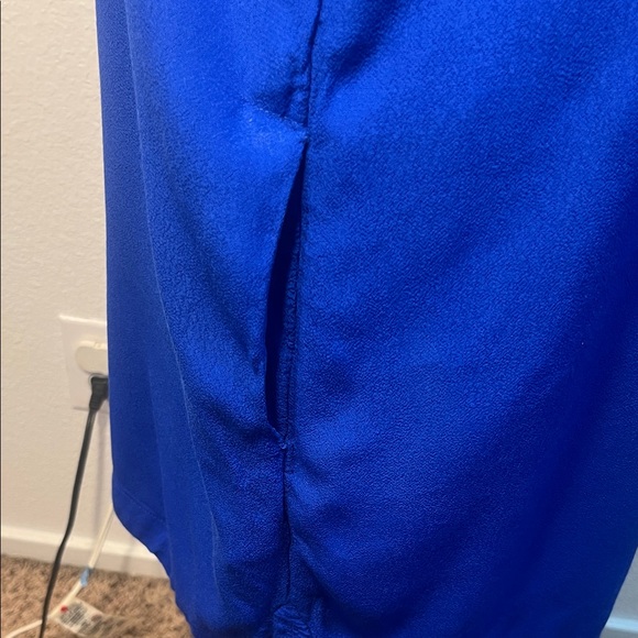 Madewell Morningside Shift Dress  - Royal Blue - Picture 4 of 9